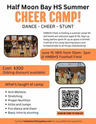 Half Moon Bay HS Summer Cheer Camp