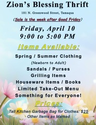 Zion’s Blessing Thrift Store