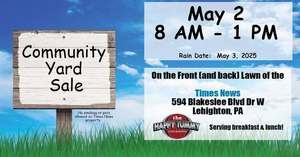 Times News Media Group Spring Community Yard Sale