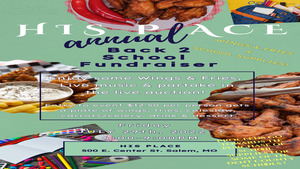 HIS PLACE BACK 2 SCHOOL SUPPLIES FUNDRAISER
