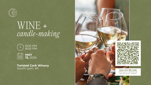 Wine + Candle-Making Workshop