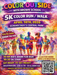 Color Outside with Brown School 5K Color Run