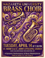 Nazareth University Brass Choir spring concert