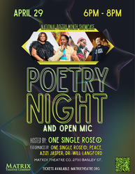 National Poetry Month Showcase and Open Mic