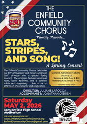 "Stars, Stripes, and Song!" 50 Years of the Enfield Community Chorus & America's 250th