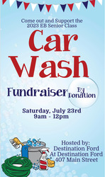 Car Wash - By East Bernard Senior Class of 2023 for Pro Grad