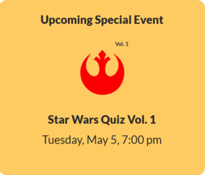 Star Wars Themed Quiz at The Elmont