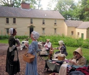 "Patriots' Day Spirit" at the Faulkner Homestead