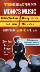 Peter Kogan Jazz Presents - Monk's Music