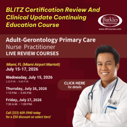 Adult-Gerontology Primary Care Nurse Practitioner BLITZ Certification Review and Clinical Update CE
