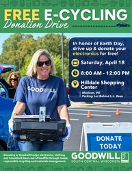 Goodwill's FREE Electronics Recycling Donation Drive