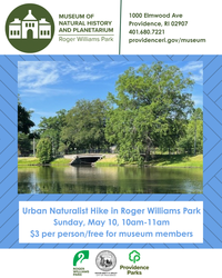 Urban Naturalist Hikes in Roger Williams Park