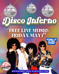 Free Live Music: Disco Inferno | Friday, May 1st | OCC Road House
