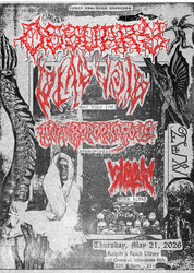 Ossuary, Dead Void, Anthropophagous, & Worm Altar at Ralph’s Rock Diner