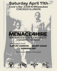 Little HEADbutt presents Menace4Hire, Gayun Cannon and more