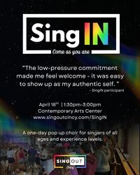 SingIN with SingOUT Cincy