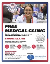 RAM CLINIC, Free Dental, Vision, and Medical Services