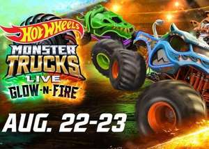 Hot Wheels Monster Trucks Live is back in Bakersfield 2026 with Glow-N-Fire