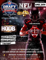NFL DRAFT WEEKEND INDIE MUSIC CONCERT