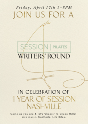SESSION Pilates One Year Anniversary Celebration (Writers' Round)