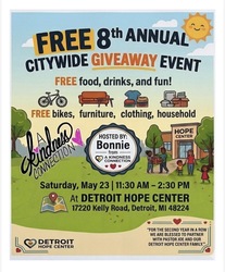 8th Annual Citywide Giveaway at Detroit Hope Center