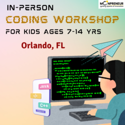 In-Person Free coding Workshop for Kids at Orlando, FL (7-14)