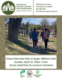 Urban Naturalist Hikes in Roger Williams Park