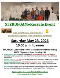 Styrofoam and recycling event