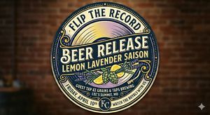 Lemon Lavender Saison release with Flip the Record