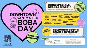 Downtown San Mateo Boba Day