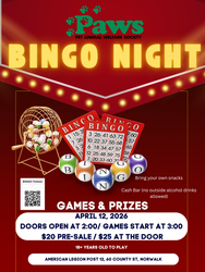 PAWS Bingo