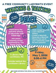 A Free Community Labyrinth Event: Walking & Talking About Peace