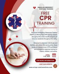 American Emergency Response Training (AERT) provides high-quality CPR and safety for April Pools Day