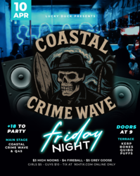 COASTAL CRIME WAVE TAKE OVER @ MYTH NIGHTCLUB