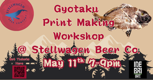 Gyotaku Print Making Workshop at Stellwagen Beer Co