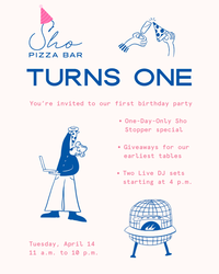 Sho Pizza Bar Celebrates 1 Year