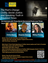 The Poet's Charge: Civility, Social Justice, and Speaking Truth in Troubled Times