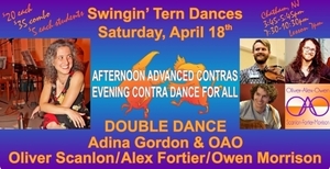 Swingin' Tern Contra Dances: Adina Gordon & OAO