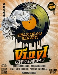 HALF ACRE BREWING CO. CHICAGO VINYL RECORD SHOW SUNDAY, APRIL 26, 2026