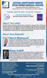 Shore Medical Leaders to Spotlight Sensory Care at April 28 PR Council Luncheon