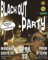 Black Out - Philly Black Pride Kick Off Social Event at Marsha’s