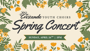 Crescendo Youth Choirs Spring Concert