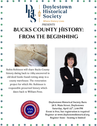 Bucks County History: From the Beginning