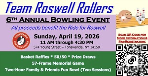 6th Annual Bowling Event to Benefit the Ride for Roswell