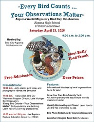 Algoma World Migratory Bird Day Celebration