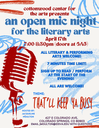 Open Mic for the Literary Arts