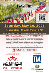 BAPS Charities Knoxville Walk 2026