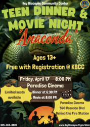 Teen Dinner & Movie Night