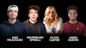 Olivia Carter, Jake Velazquez, Jared Harvin, Maximilian Spinelli