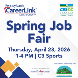 PA CareerLink Centre County Spring Job Fair